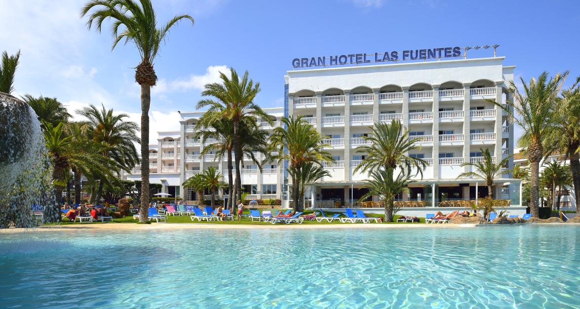 Situation du Gran Hotel Las Fuentes